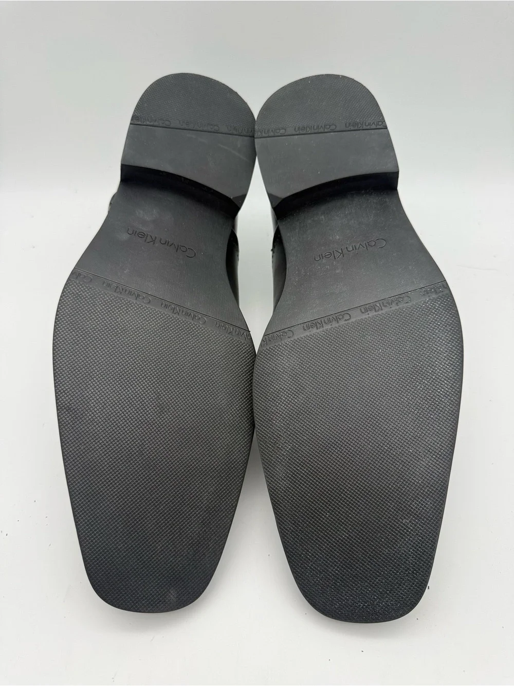 BRAND NEW Calvin Klein Garrick Black Leather Cap Toe Derby Shoes Men